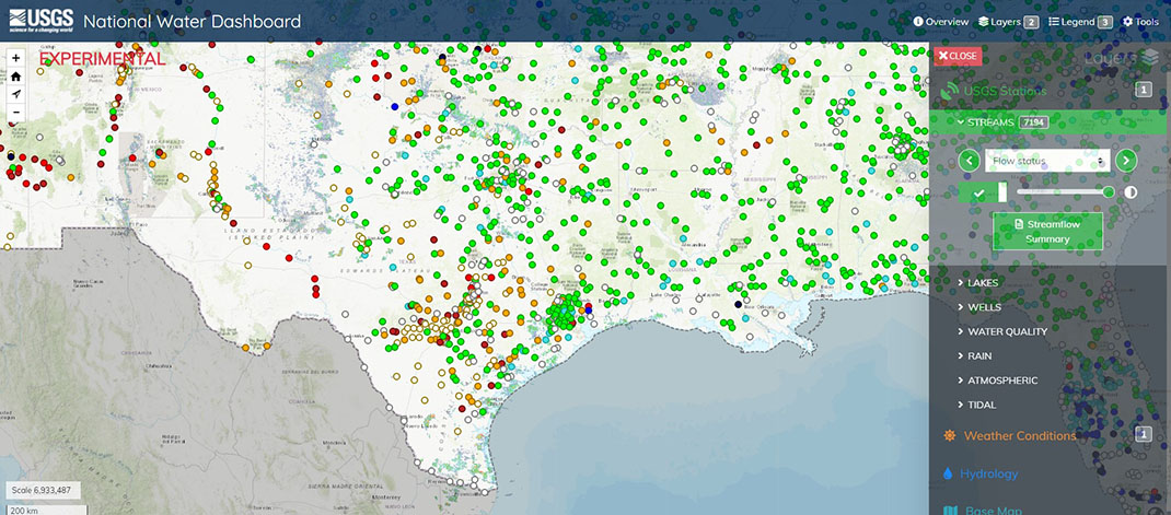 New USGS Water Dashboard Provides Nationwide Data to the Public
