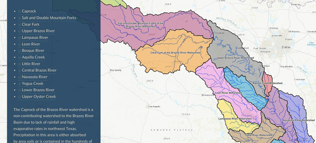 Virtual interaction with water quality data