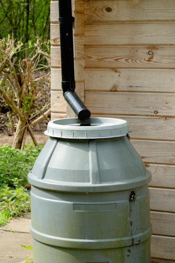 A Rain barrel