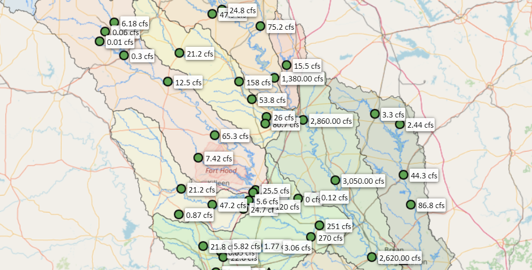 You won't believe how easy it is to find the speed of the Brazos River and its tributaries