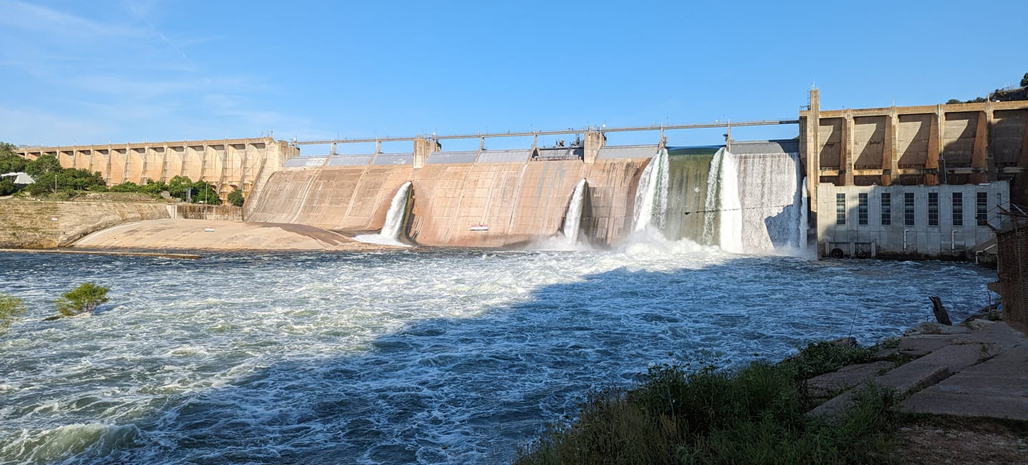 One Gate Opened at Possum Kingdom Lake