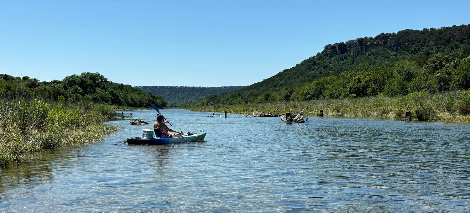 Getting away on a Brazos River 