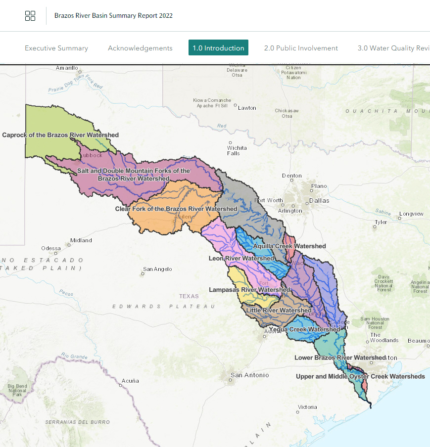 Brazos River Summary Interactive Report 2022