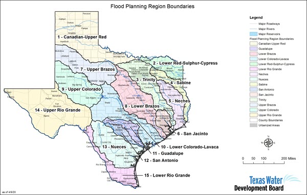 Texas Flood Planning Regions