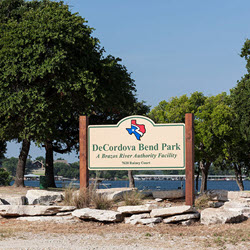 DeCordova Bend Dam park entrance