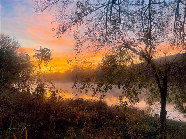 The Brazos River near Pecan Plantation